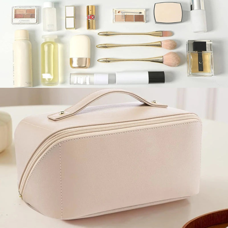 Luxury Makeup Organiser Bag – Travel Cosmetic Storage Pouch with Zip