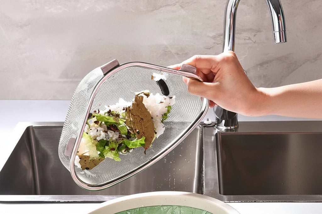 Stainless Steel Sink Drain Basket – Anti-Clog Strainer for Kitchen Sinks