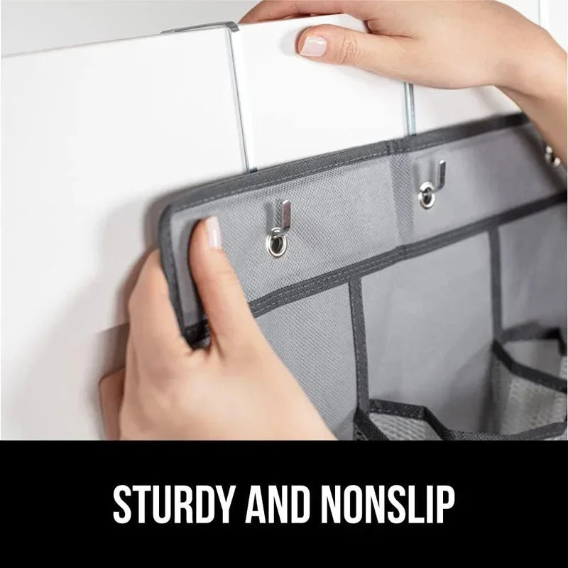 24-Pocket Hanging Shoe Organiser – Over-Door Mesh Storage Rack