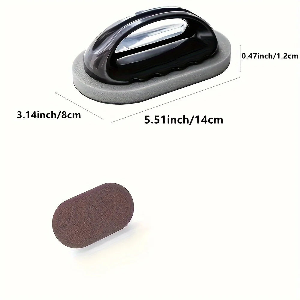 Kitchen Cleaning Brush with Diamond Scouring Sponge – Multi-Purpose Dish Scrubbing Tool