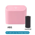 Mini Car Trash Can with Lid – Leak-Proof Interior Bin (Includes 60 Bags)