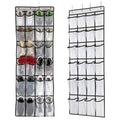 24-Pocket Hanging Shoe Organiser – Over-Door Mesh Storage Rack