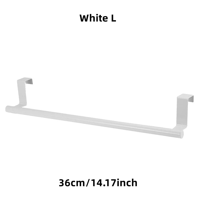 Over-Door Towel Rack – Stainless Steel Hanging Towel Bar (1/2pcs)
