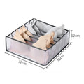 Underwear & Socks Drawer Organizer – Washable Mesh Storage Box with Compartments