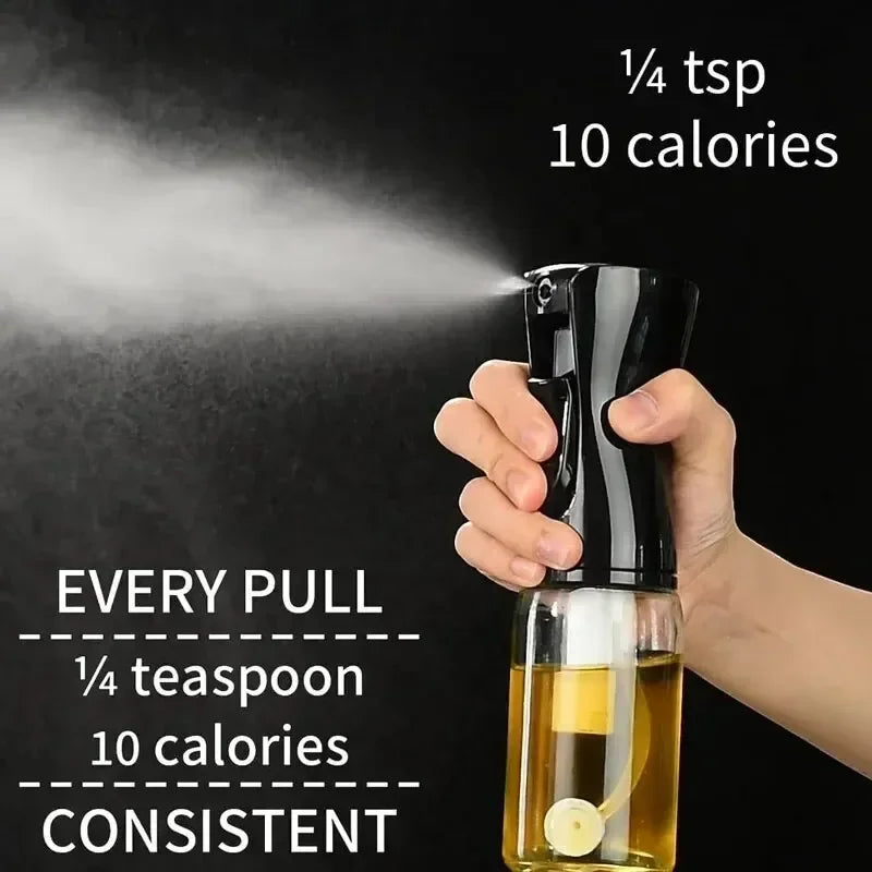 Oil Spray Bottle – Reusable Olive Oil & Vinegar Mist Sprayer for Cooking