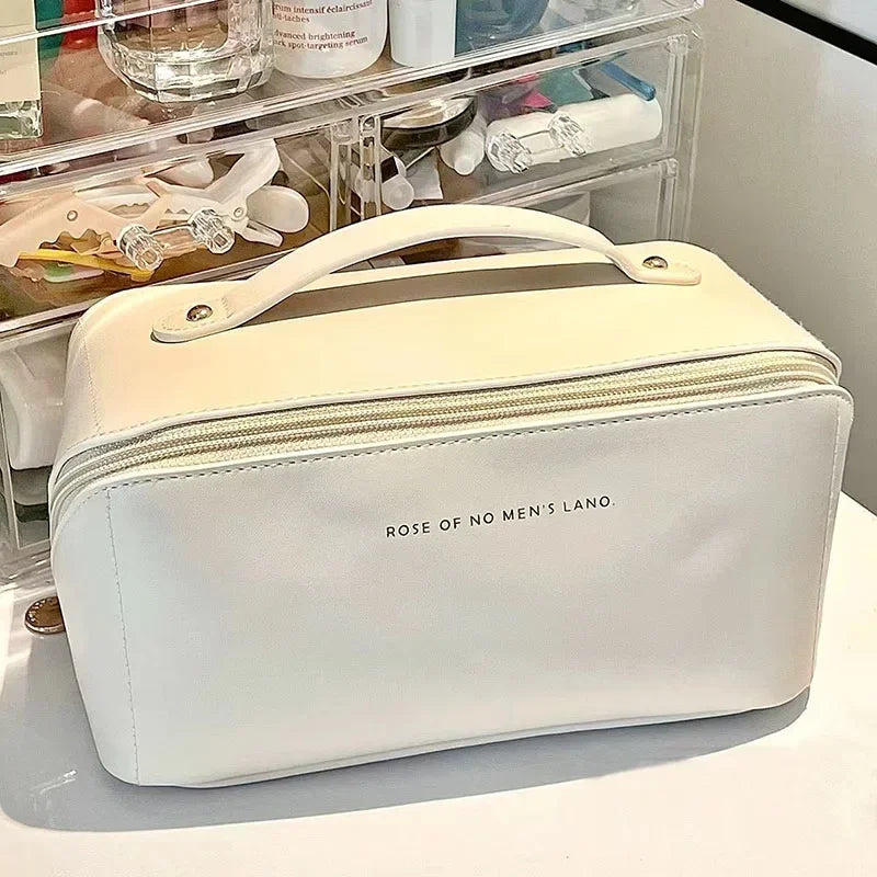 Luxury Makeup Organiser Bag – Travel Cosmetic Storage Pouch with Zip