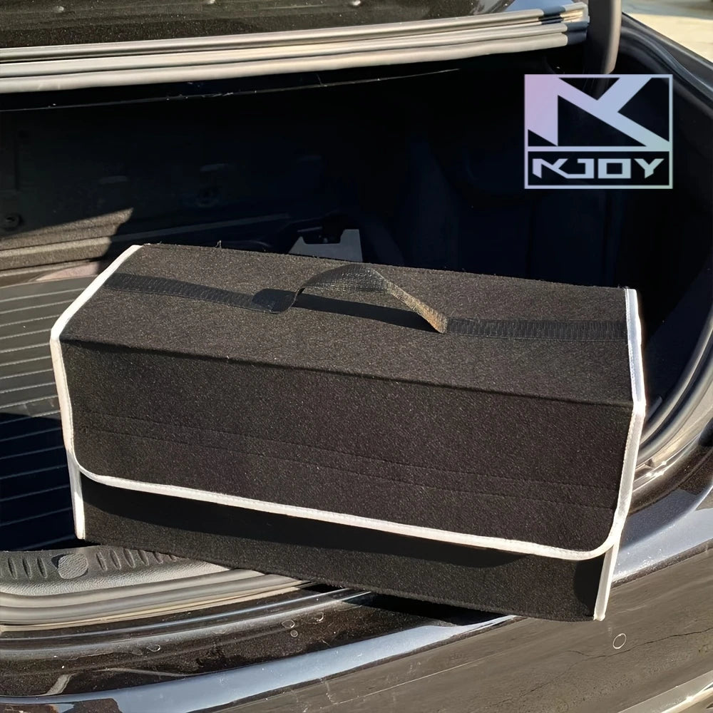 Large Anti-Slip Boot Organiser Soft Felt Car Boot Storage with Compartments Tool Bag Vehicle Accessory