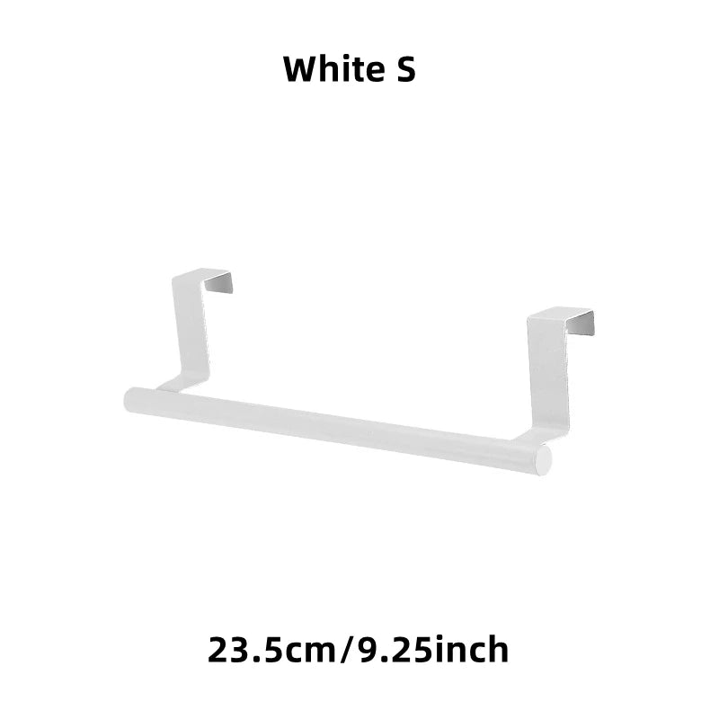 Over-Door Towel Rack – Stainless Steel Hanging Towel Bar (1/2pcs)