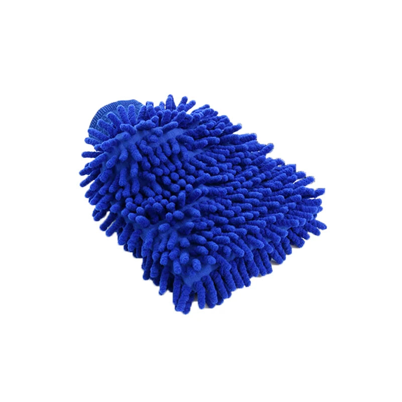Chenille Microfiber Car Wash Glove – Double-Sided Plush Cleaning Mitt for Detailing
