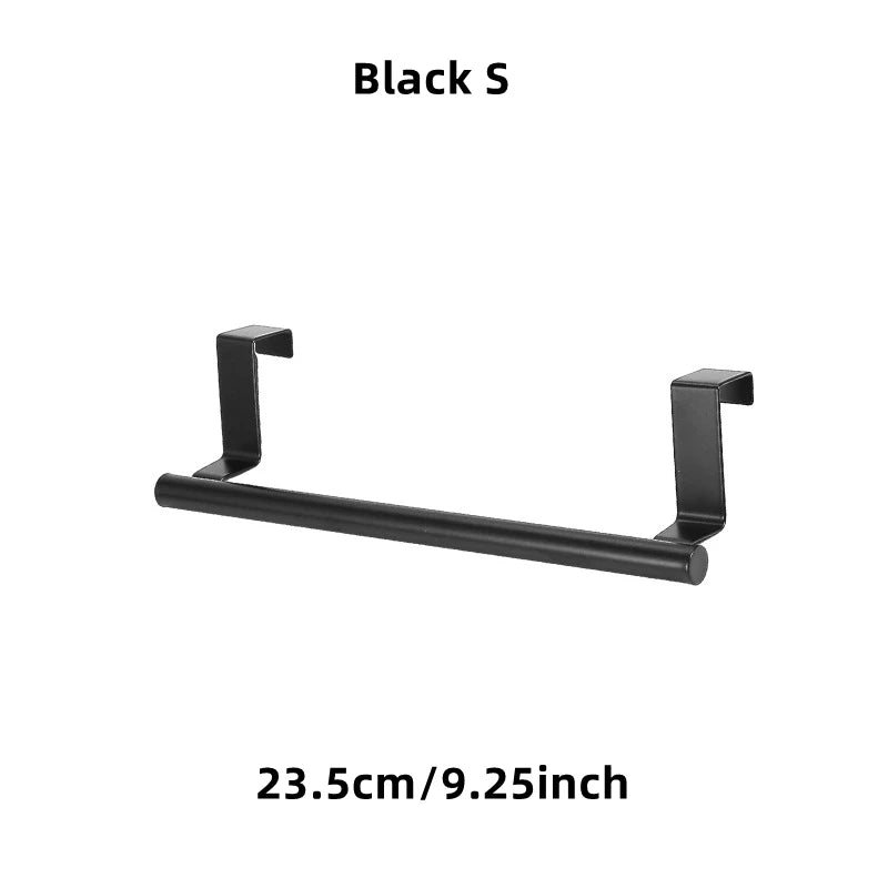 Over-Door Towel Rack – Stainless Steel Hanging Towel Bar (1/2pcs)