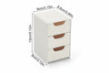 Small 3-Tier Desk Organiser with Drawers – Chic Portable Storage for Office Supplies, Jewellery & Cosmetics